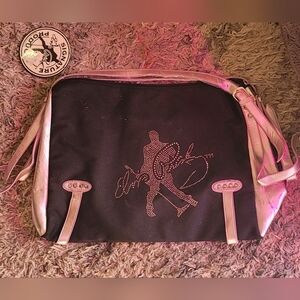 Black And Pink Elvis Presley Shoulder Bag, With Tags.